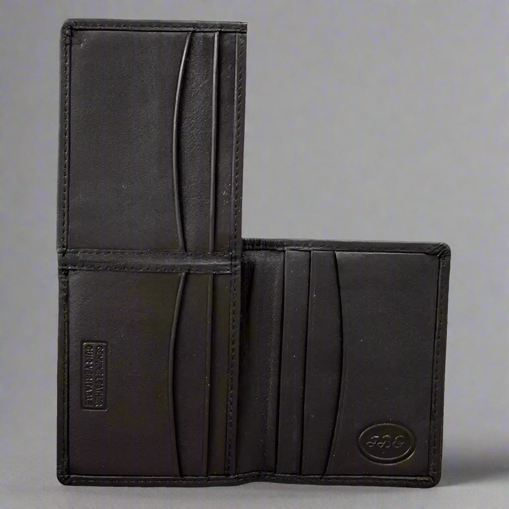 JBG International Men's Flip Up Bifold Leather Wallet - Velora Luxury Fashion