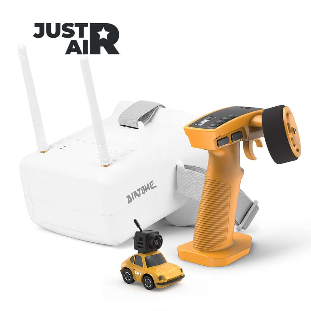 JUSTAIR Q25 FPV RC Car with Goggles - Micro Remote Control Car for Desk Racing and Fun - Velora Luxury Fashion