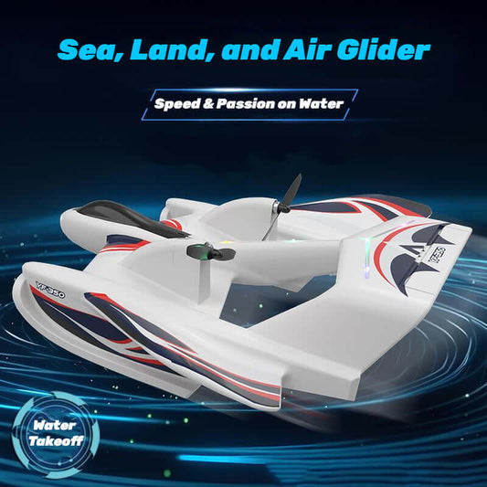 Kidstoylover Sea, Land, Air Glider with Gyro & LED - Velora Luxury Fashion