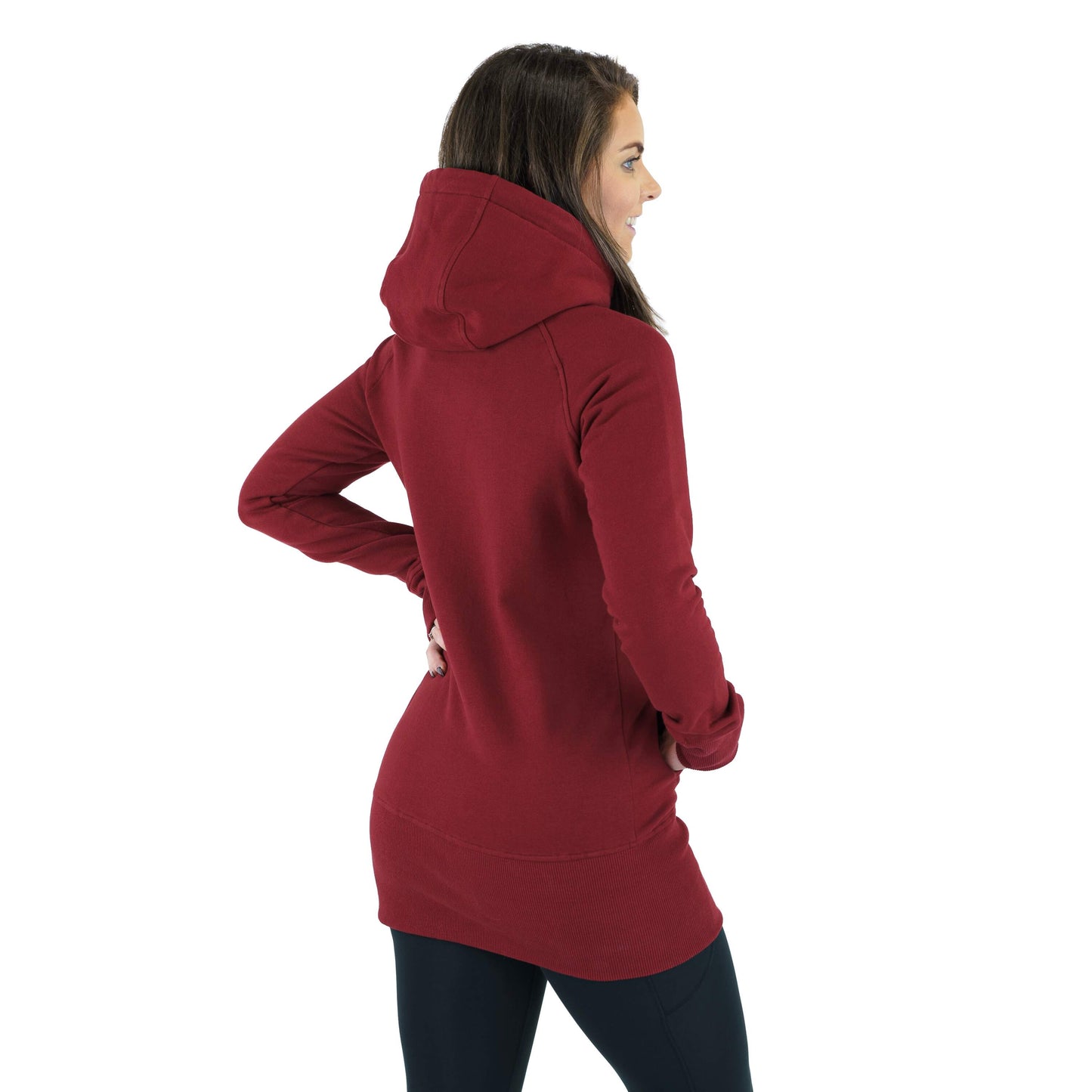 Kora Long Hoodie Auburn - Velora