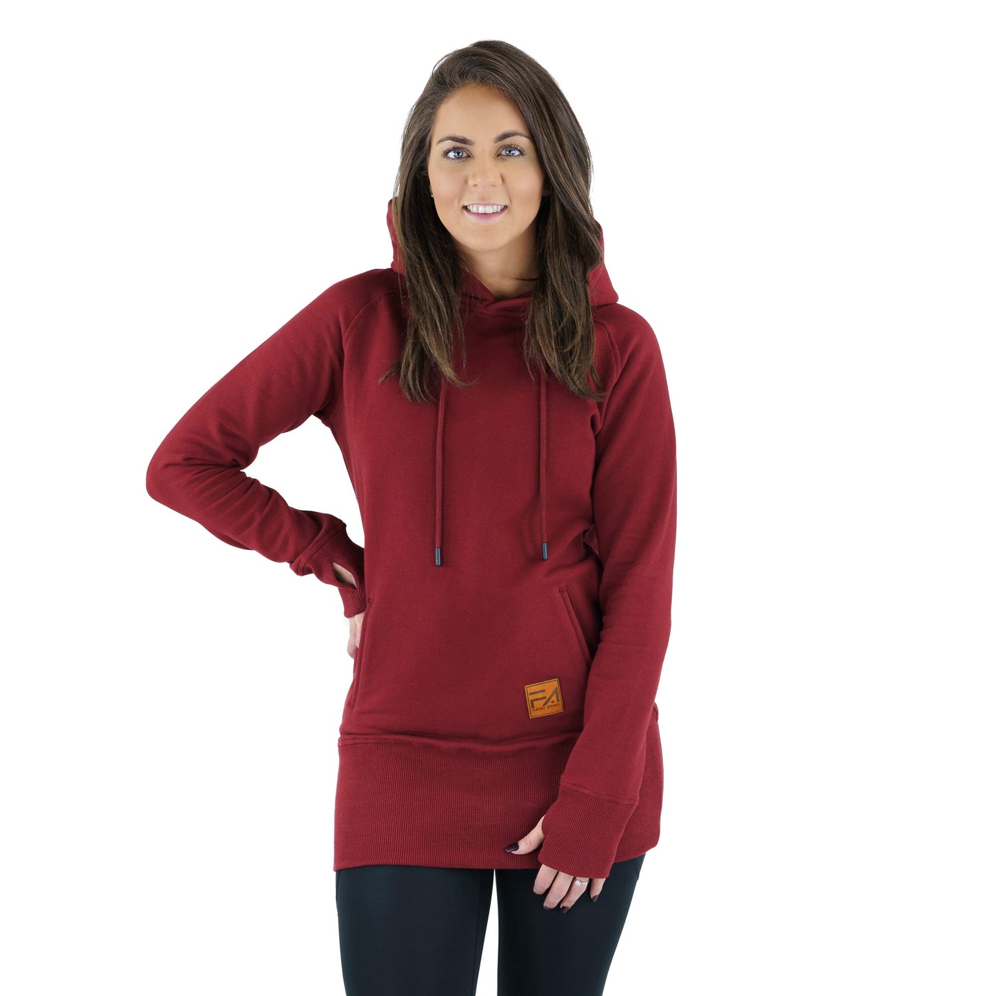 Kora Long Hoodie Auburn - Velora