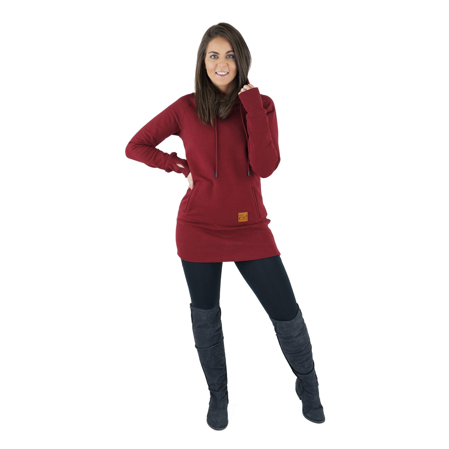 Kora Long Hoodie Auburn - Velora