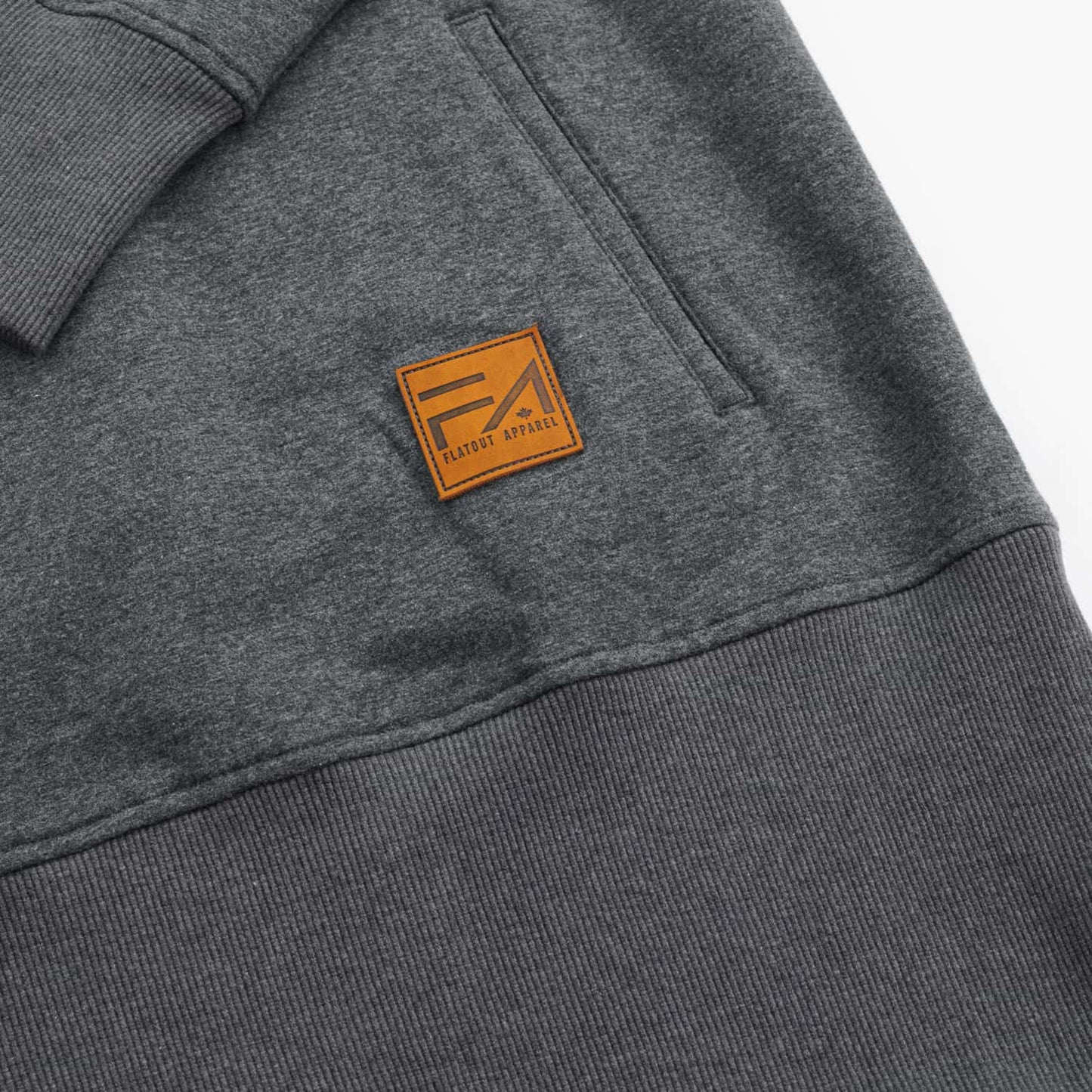 Kora Long Hoodie Charcoal - Velora