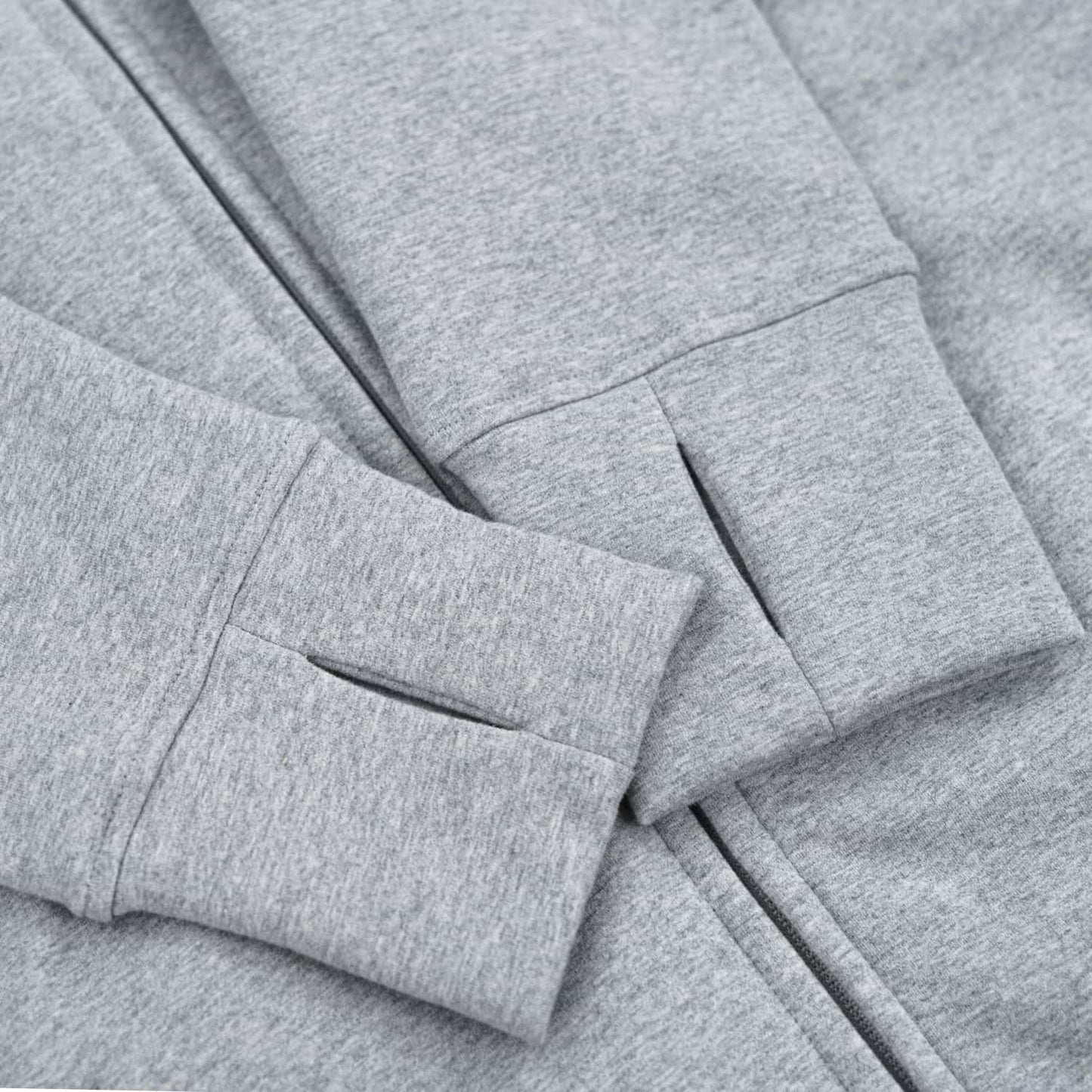 Kora Long Zipup Hoodie Heather Grey - Velora