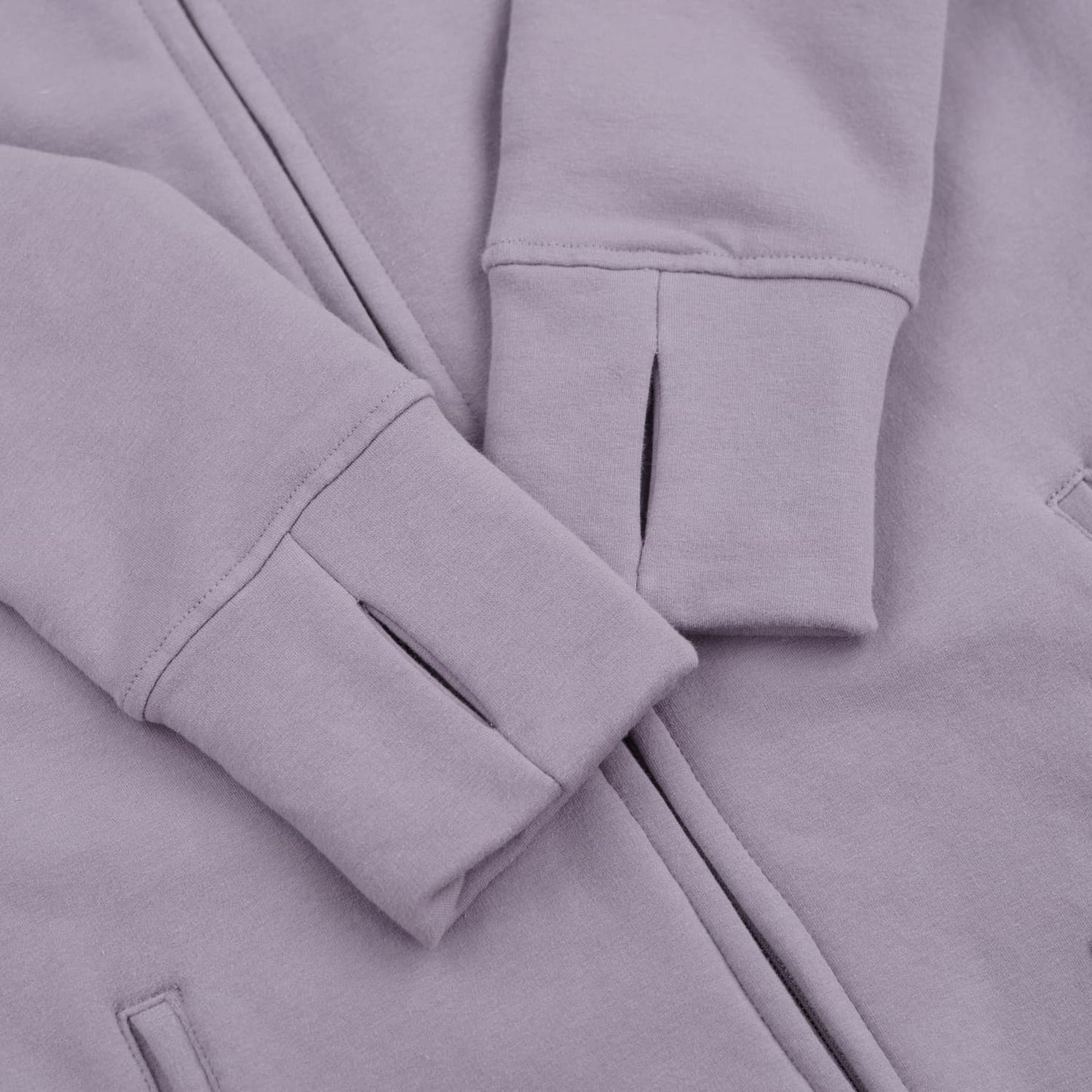 Kora Long Zipup Hoodie Mauve - Velora