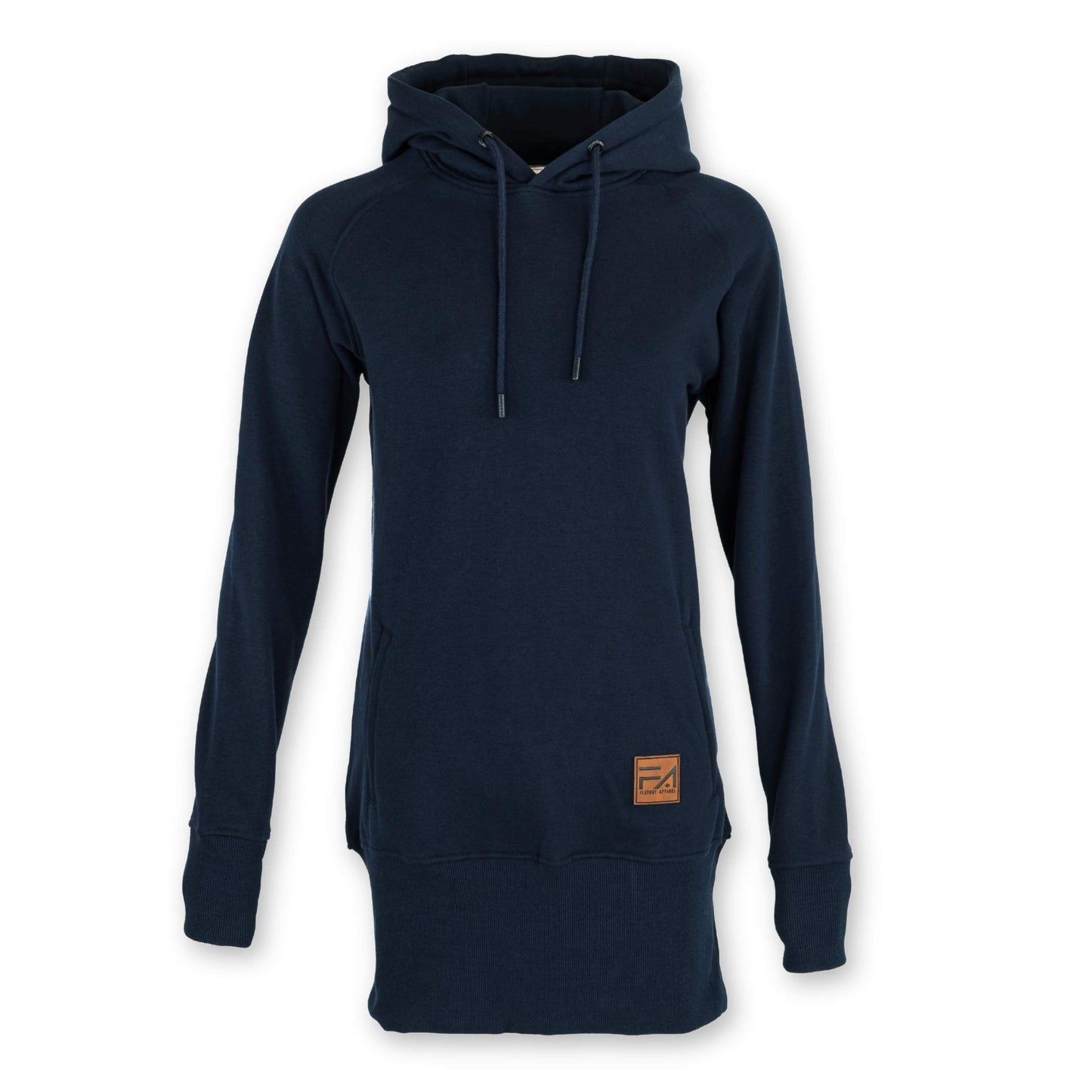Kora Long Hoodie Navy - Velora