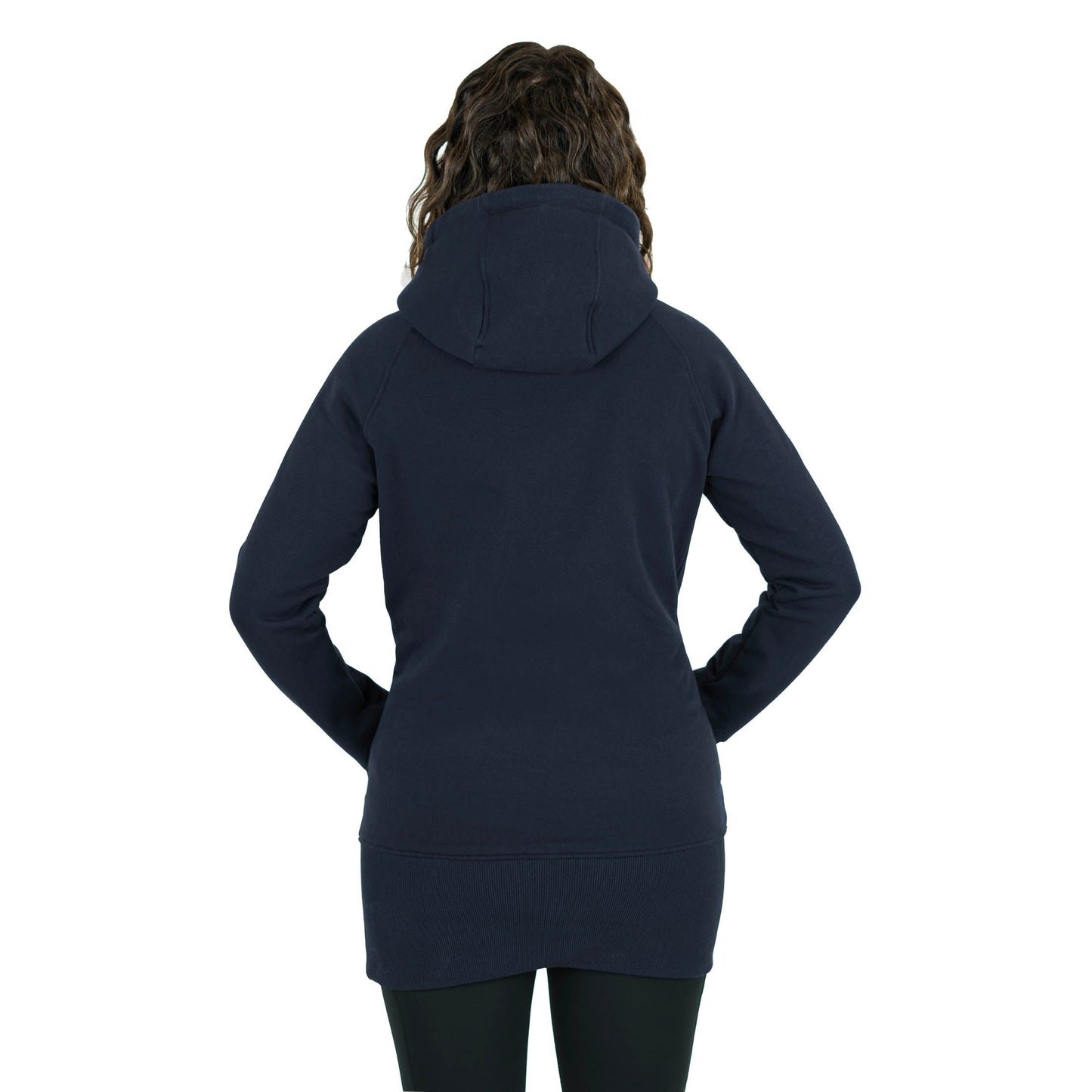 Kora Long Hoodie Navy - Velora