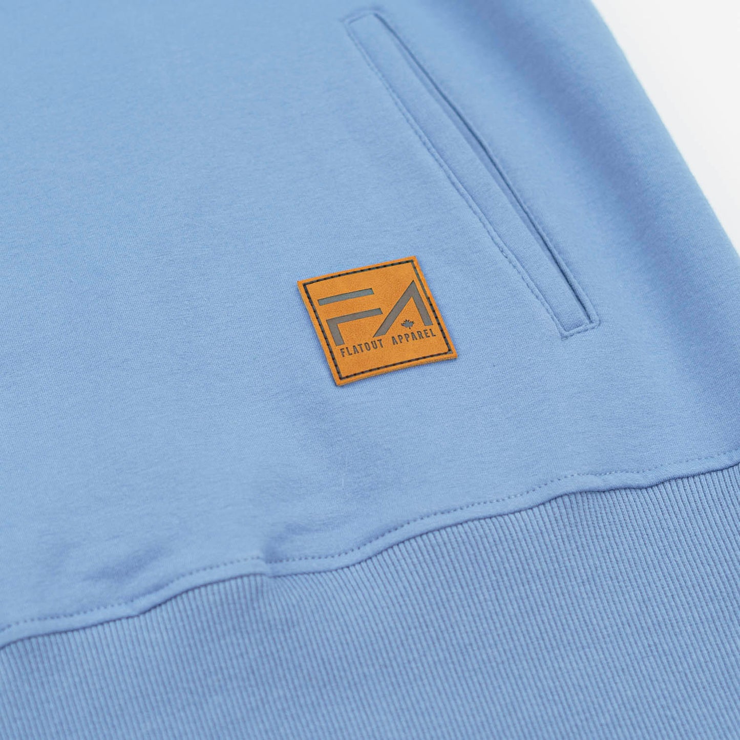 Kora Long Hoodie Baby Blue - Velora