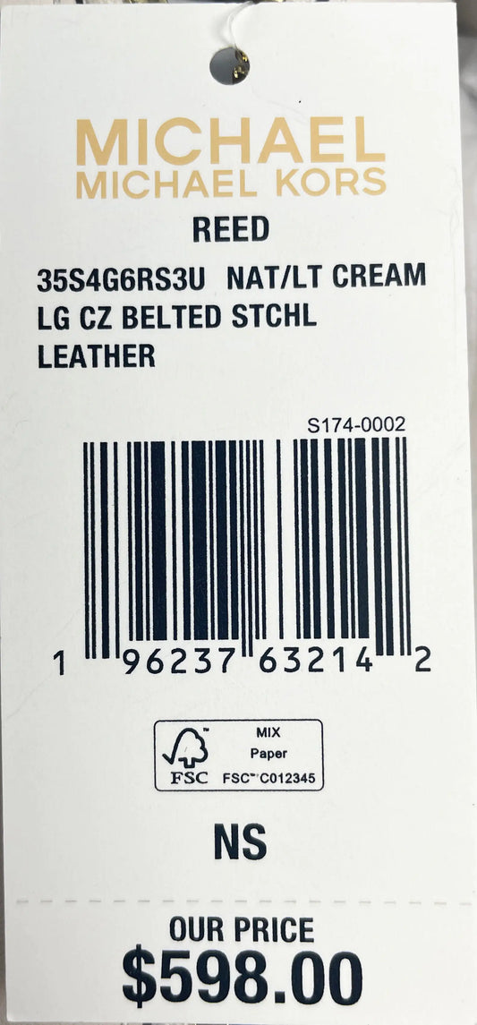 Michael Kors Reed Pebbled Leather Satchel