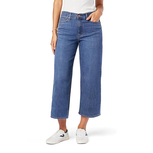 Levi Signature Gold Women's Mid-Rise Wide Leg Capris - Velora Luxury Fashion