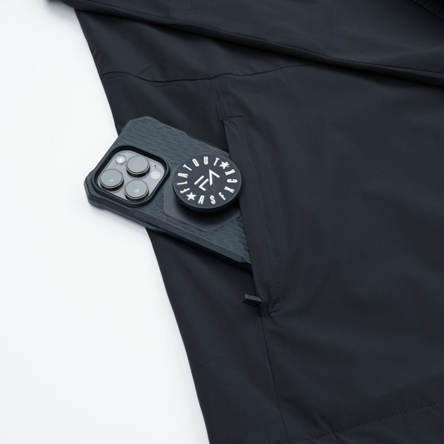 Lux Zipup Jacket Black - Velora
