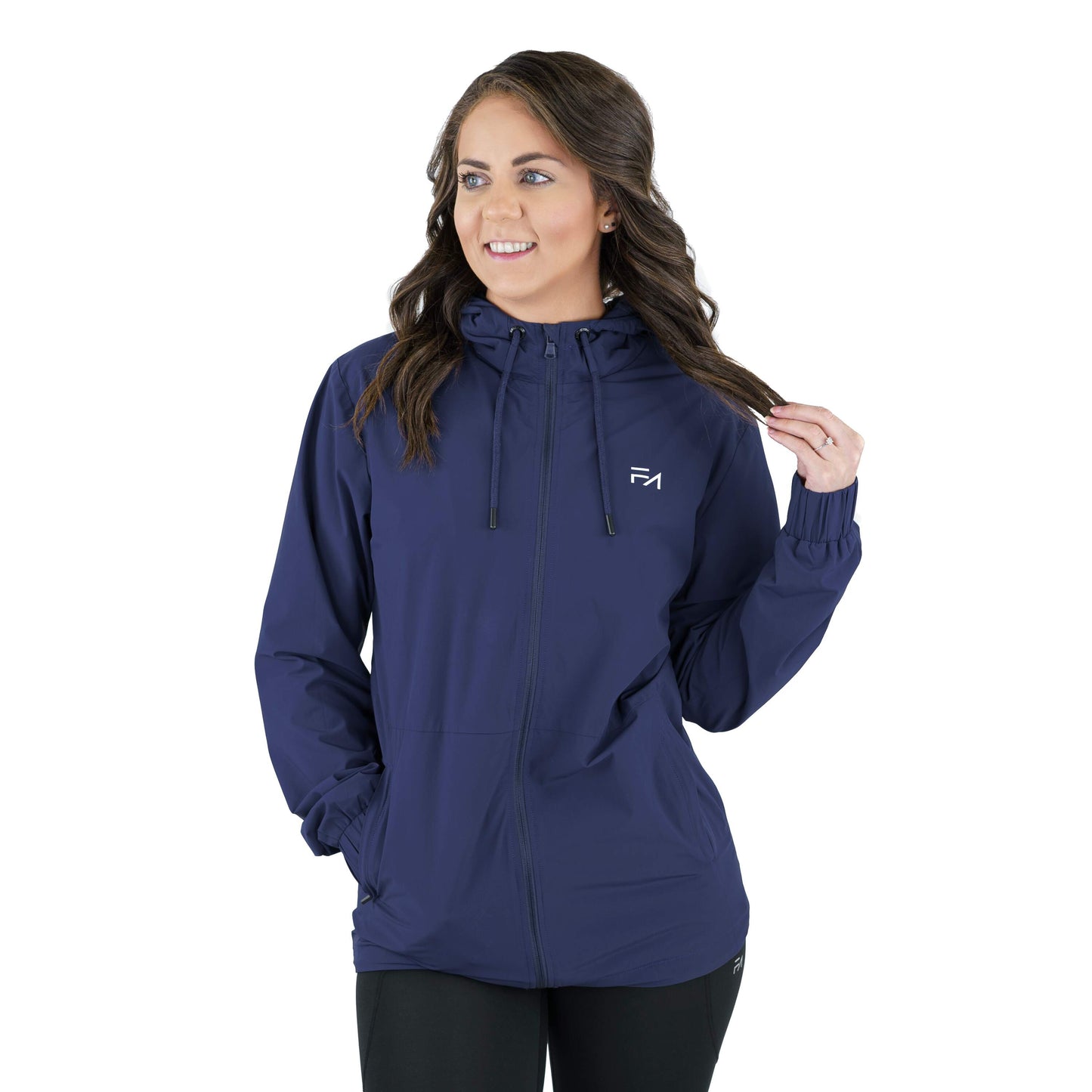 Lux Zipup Jacket Blue - Velora