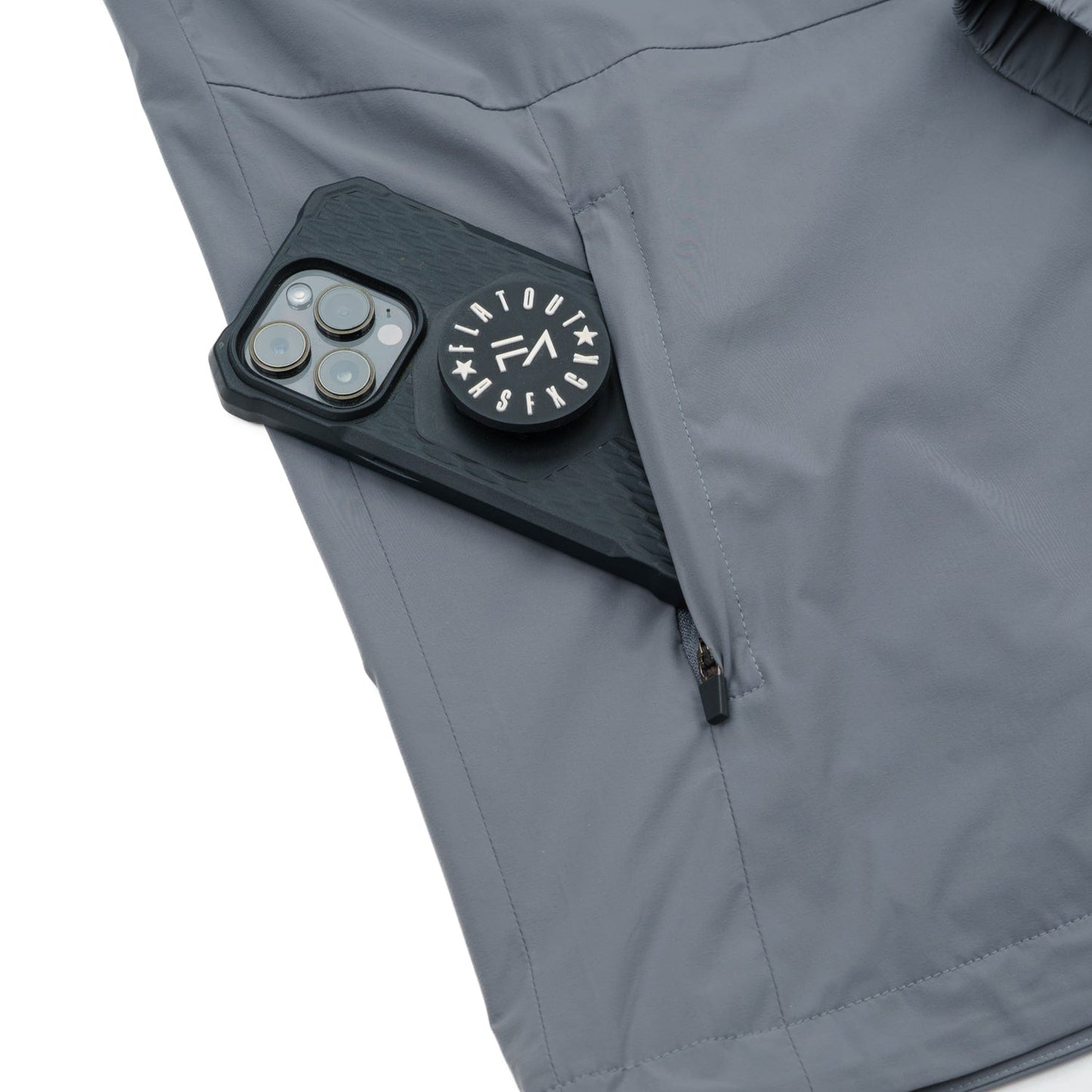 Lux Zipup Jacket Grey - Velora