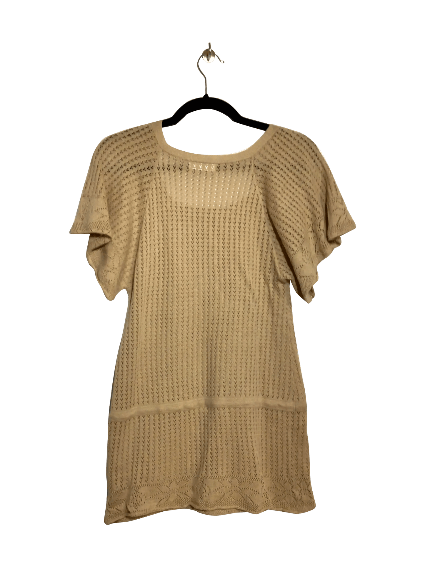 MAK Regular fit Mini Dress in Beige - S - Velora