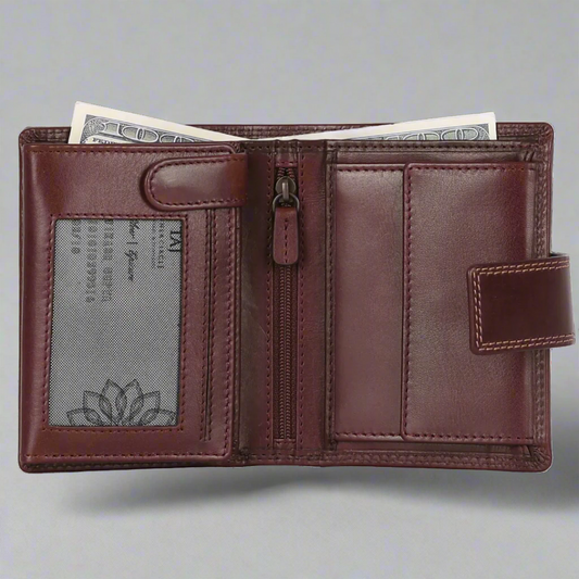 MET Men's Fashion Leather Wallet - Velora Luxury Fashion