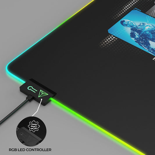 Justice League - Character Portraits Gaming Mouse Pad - Velora