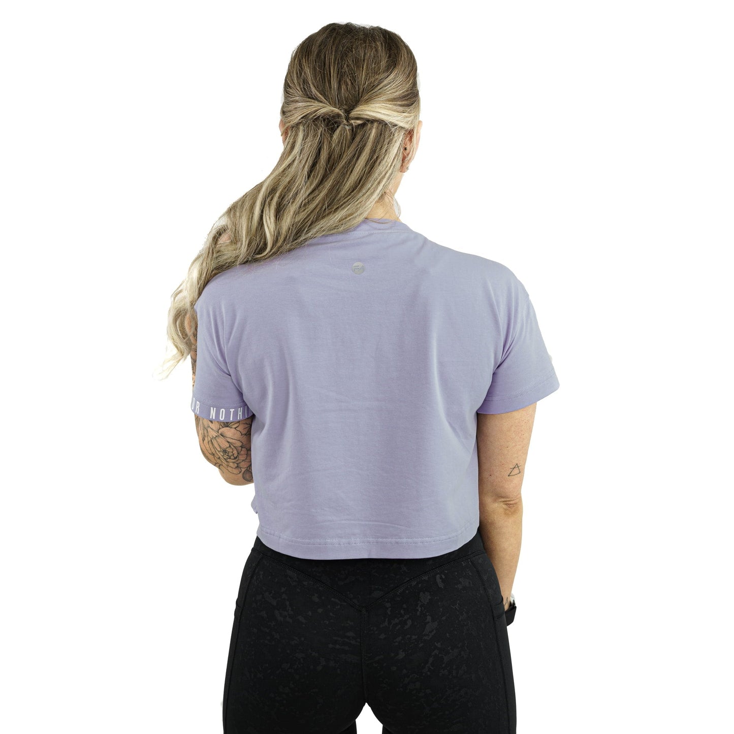 Madi Crop Tee Lavender - Velora