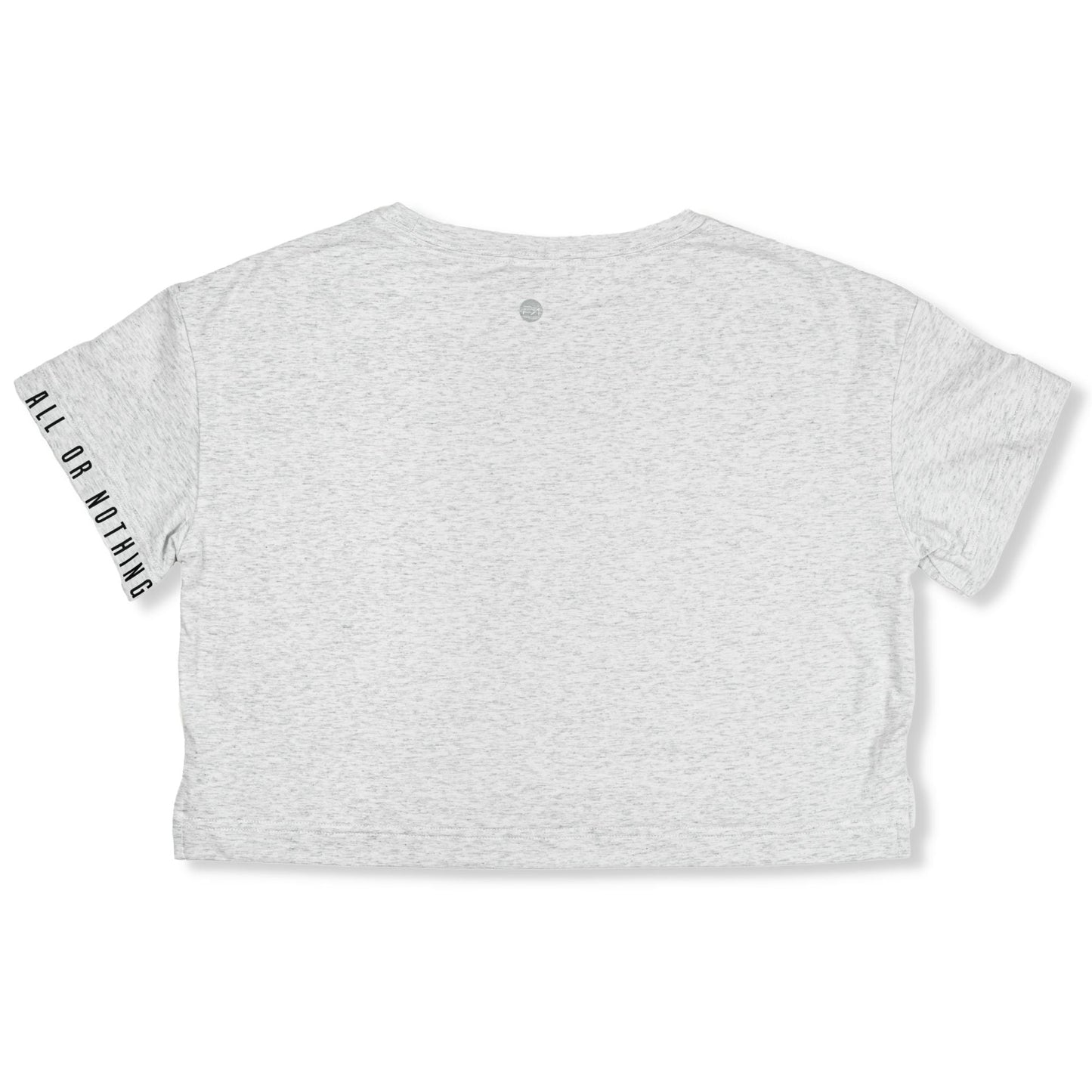 Madi Crop Tee Heather Grey - Velora