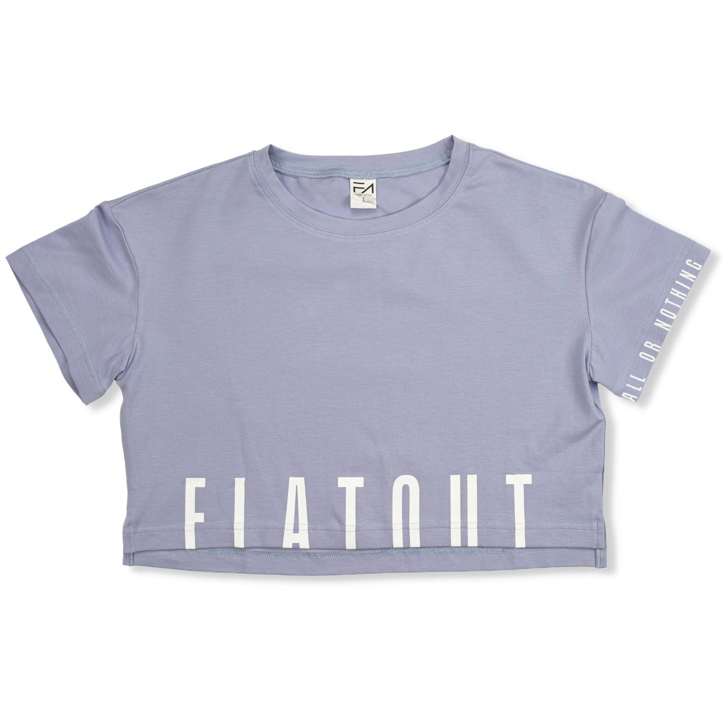 Madi Crop Tee Lavender - Velora