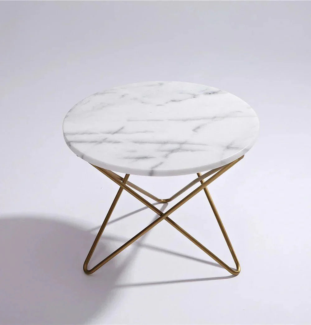 Manon Marble Coffee/Side Table - Velora Luxury Fashion