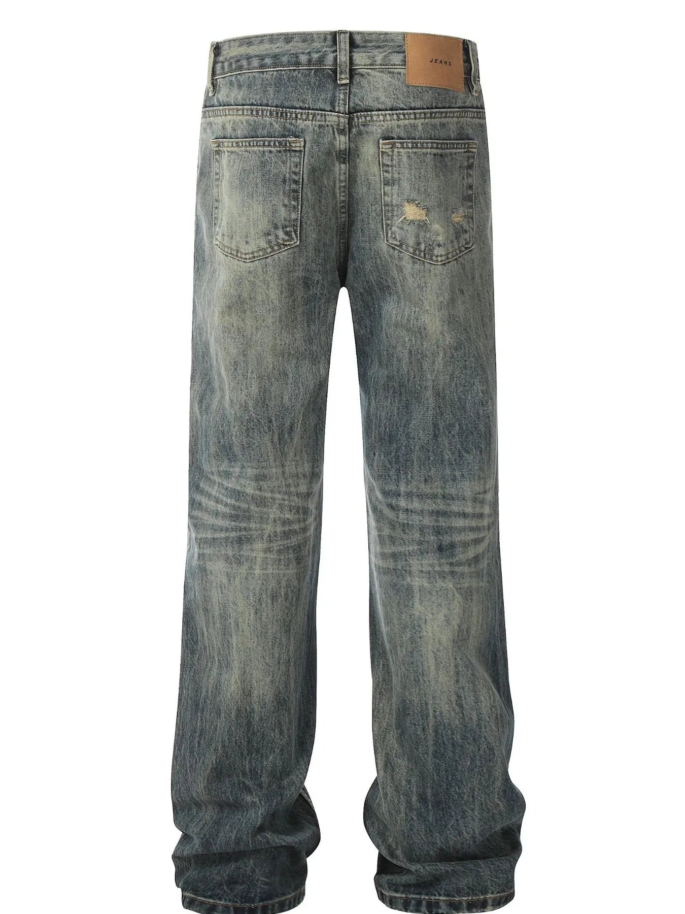 Men's Distressed Loose Fit Jeans - Velora Luxury Fashion