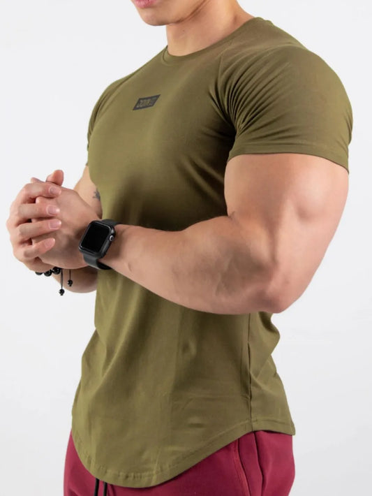 Men's Round Neck Short Sleeve T-Shirt - Velora Luxury Fashion