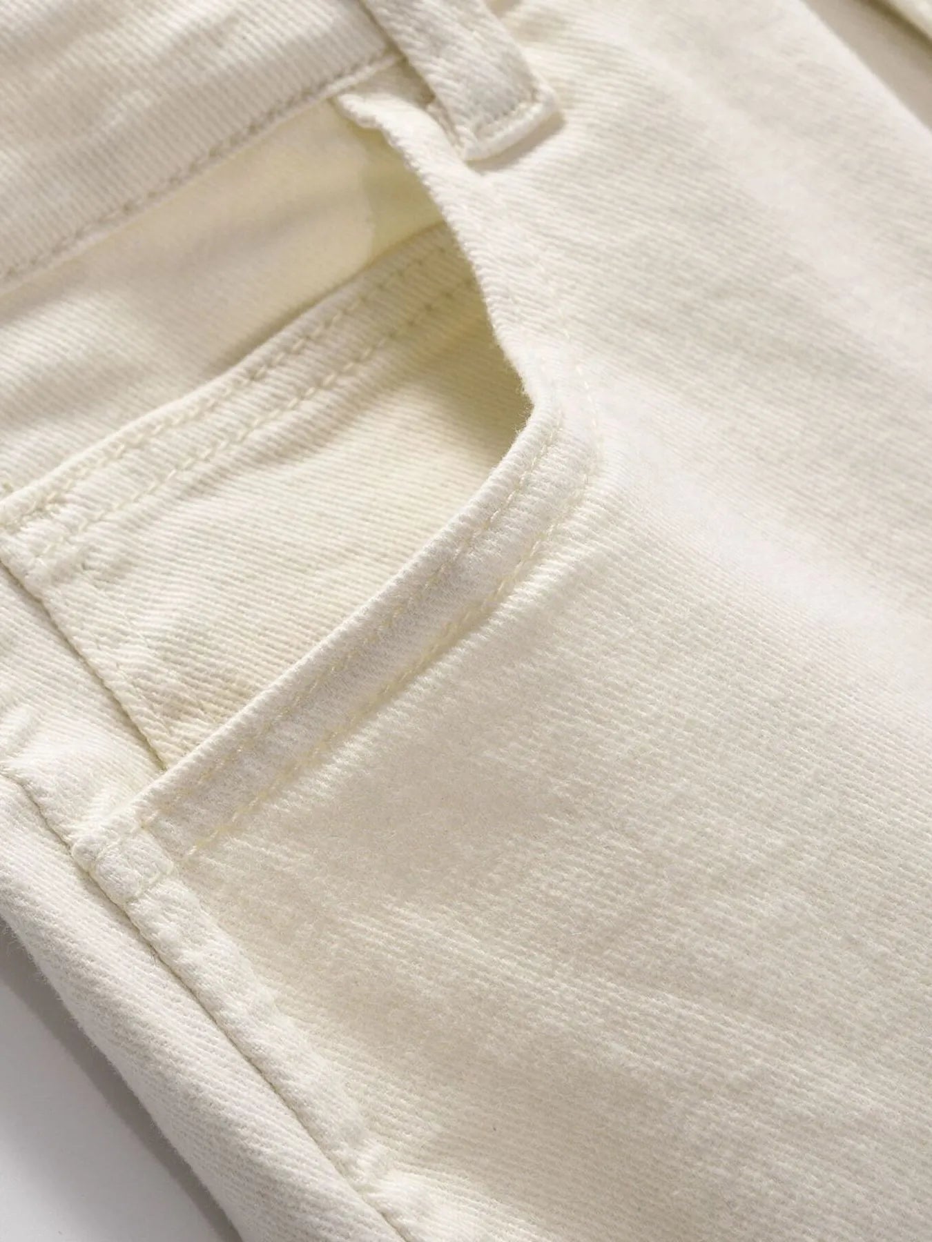 Men's Slim Straight Jeans with Snap Detail - Velora Luxury Fashion