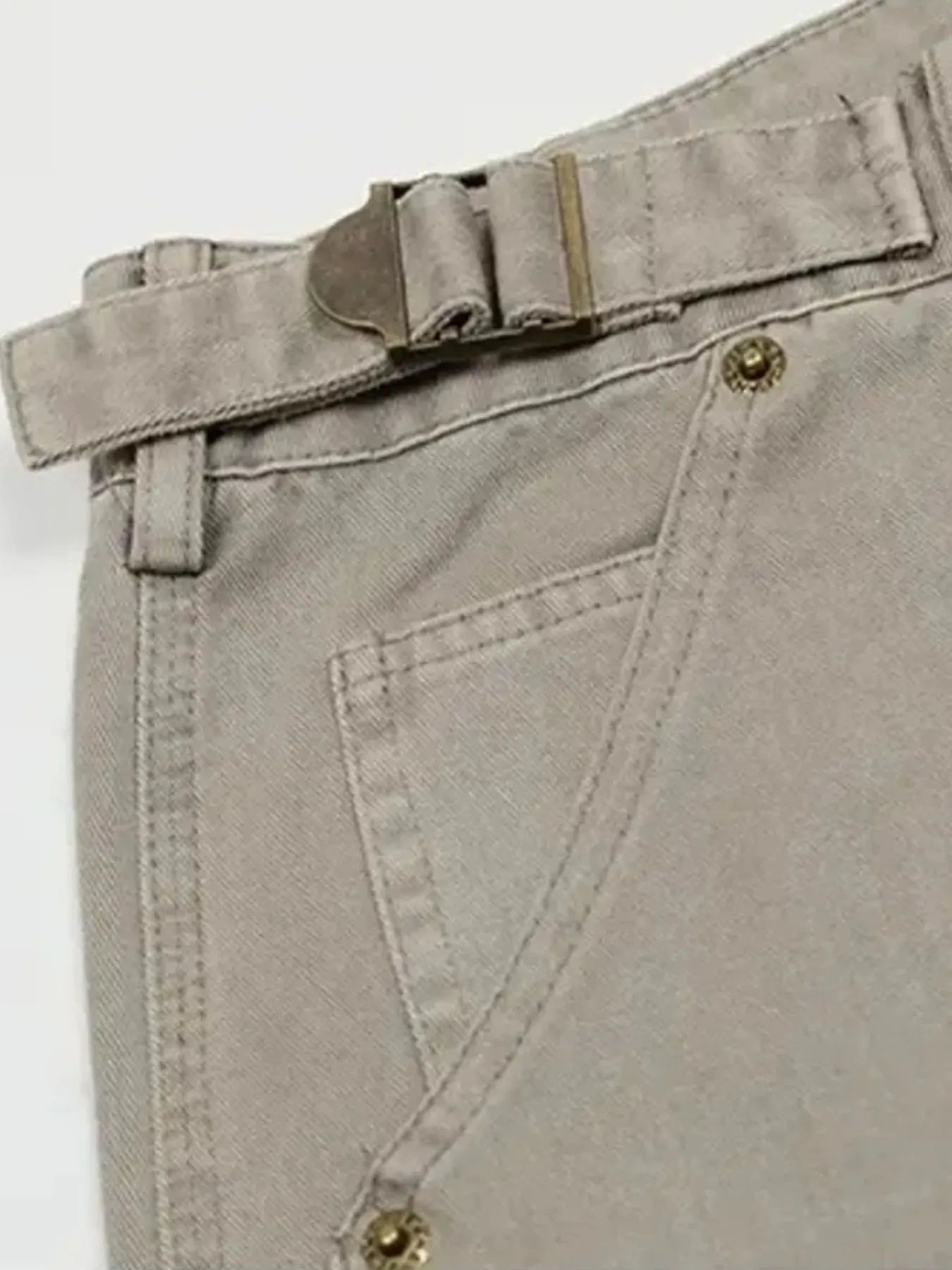Men's Straight Cargo Pants with Multiple Pockets - Velora Luxury Fashion