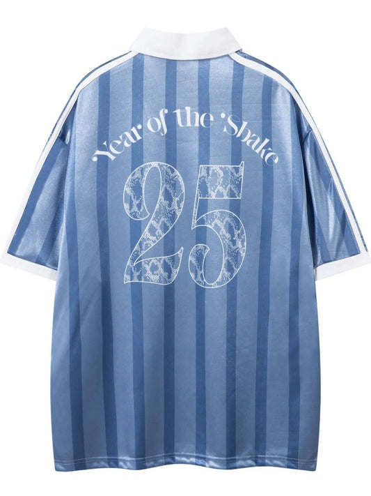 Men's Striped Short Sleeve Polo - Velora Luxury Fashion