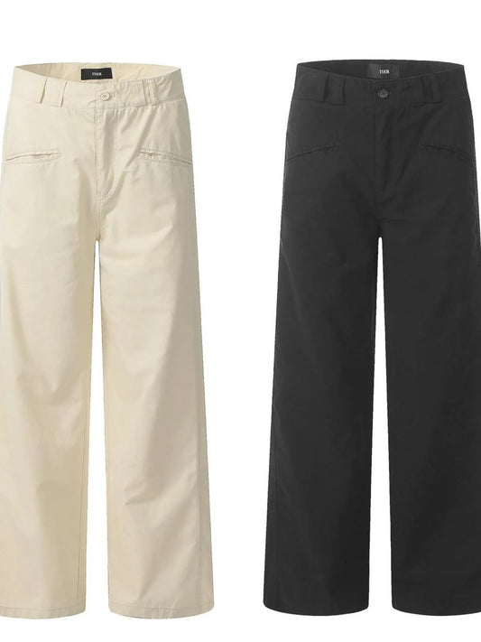 Men's ’Wide Leg High Waist Pants - Velora Luxury Fashion