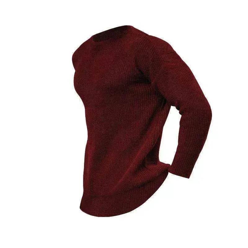 Men's Fashionable Knitted Pullover - Velora