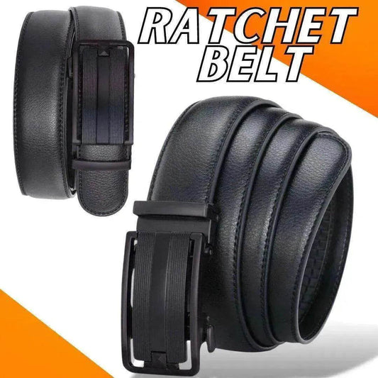 Men's Ratchet Belt Leather Mens Belt With Slide Buckle Ratchet Belts For Men USA - Velora