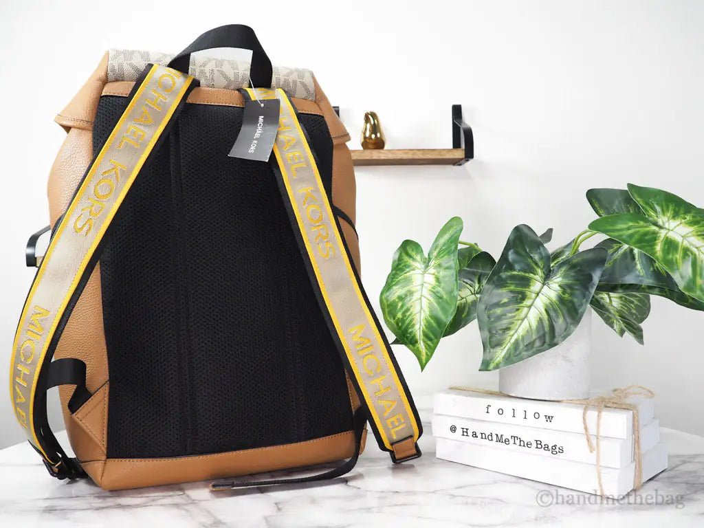 Michael Kors Cooper Sport Flap Chino Large Backpack - Velora Luxury Fashion