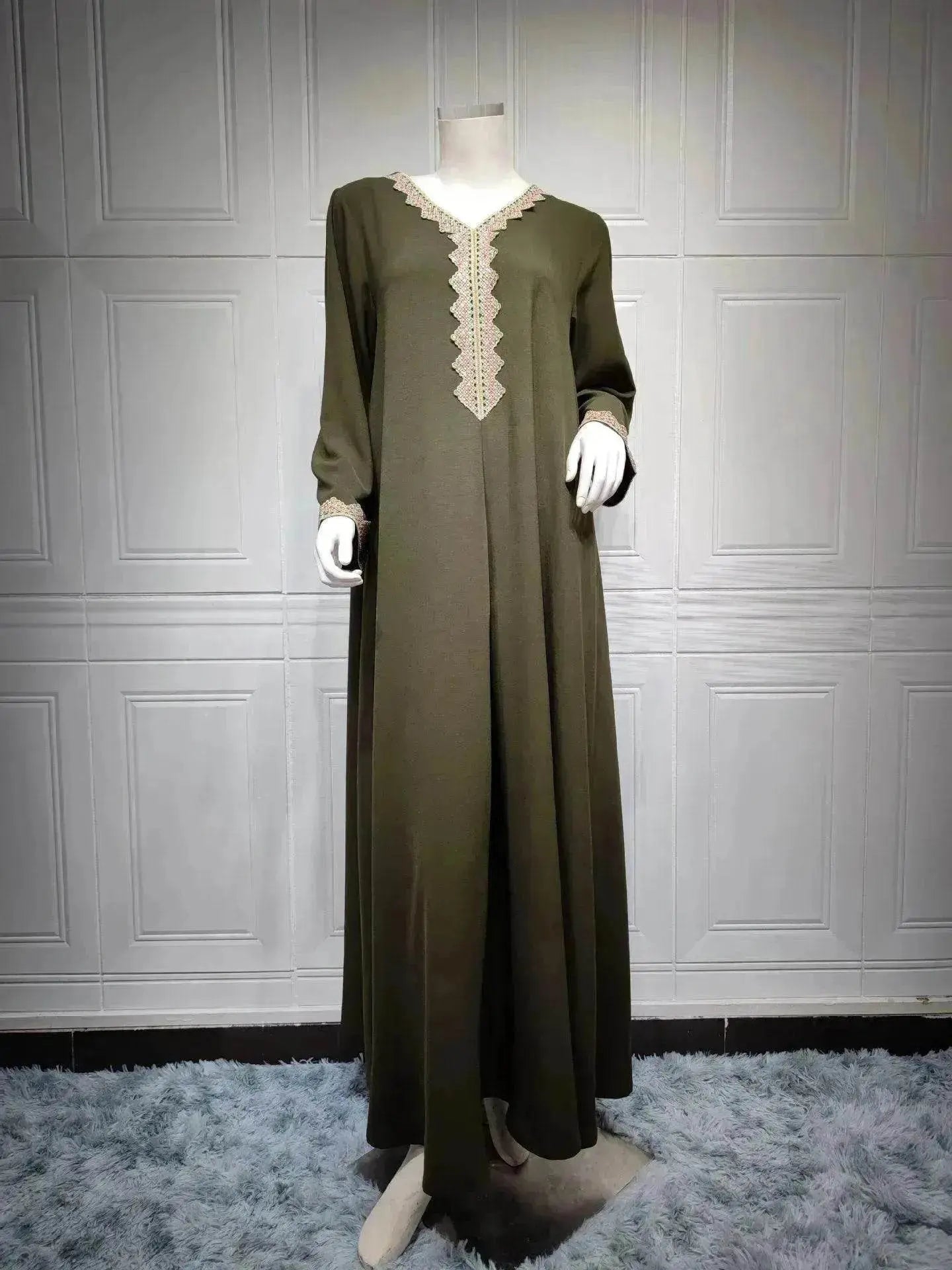 Middle East Arab Women's Wear Swing Dress