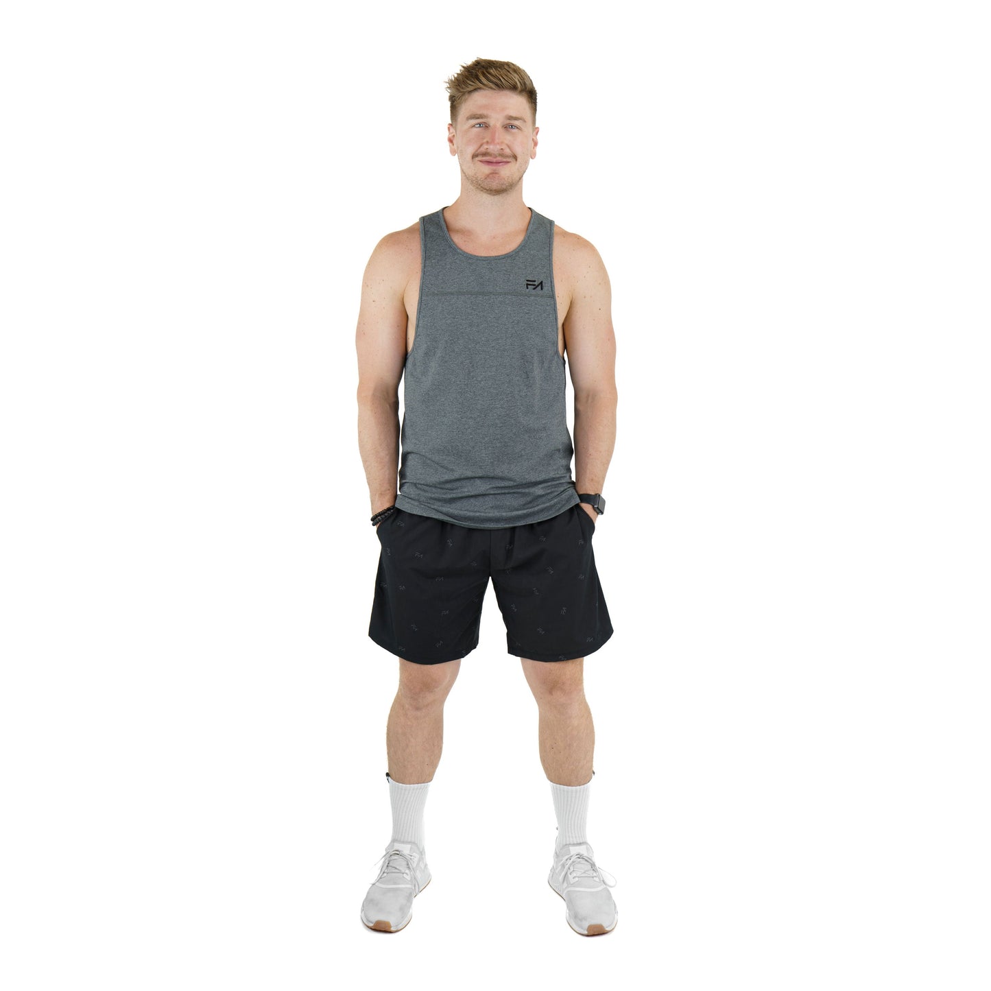 FA Momentum Tank Heather Char - Velora