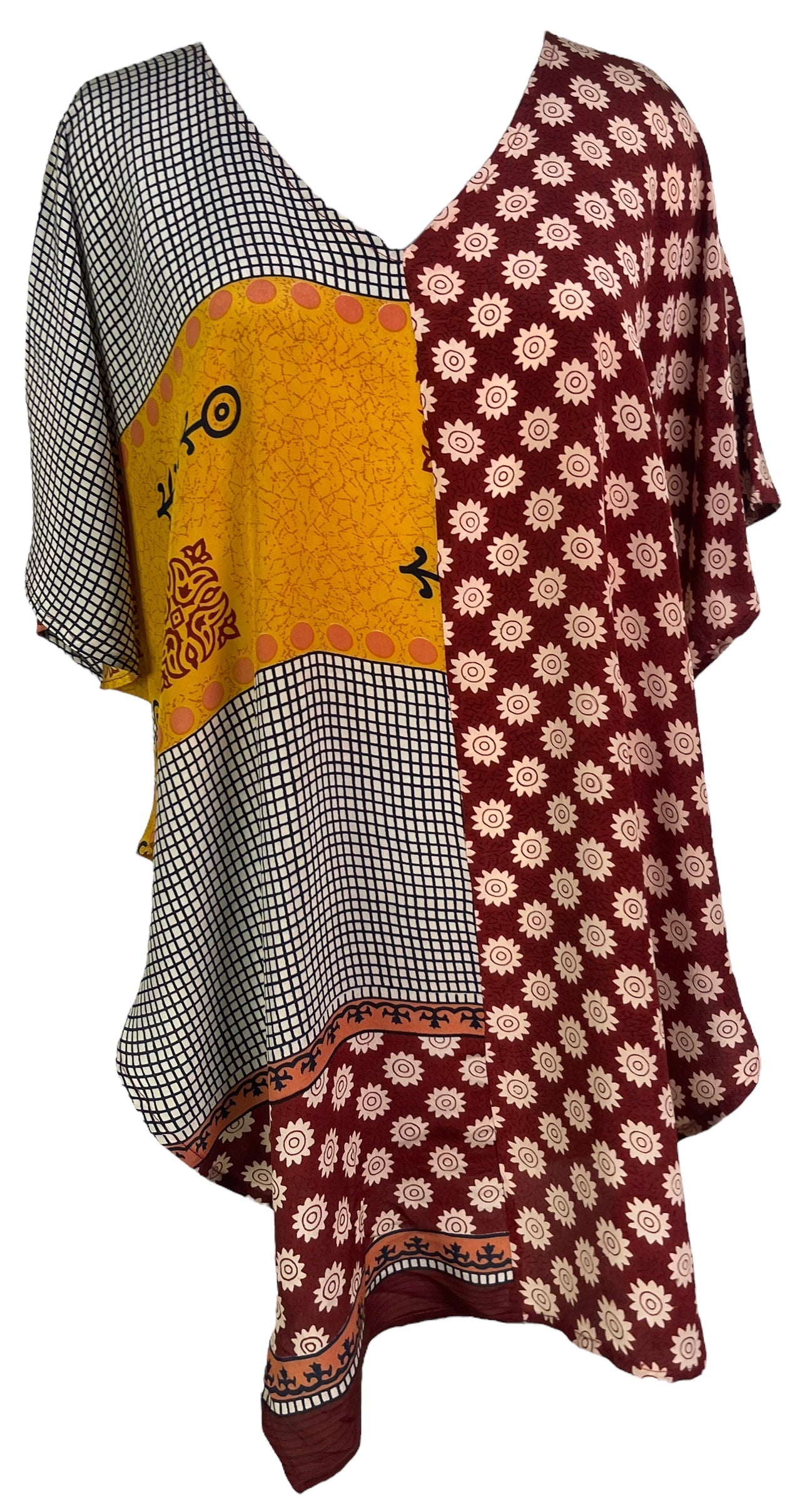 PRC4642 Avatar Pure Silk Waterfall Top - Velora