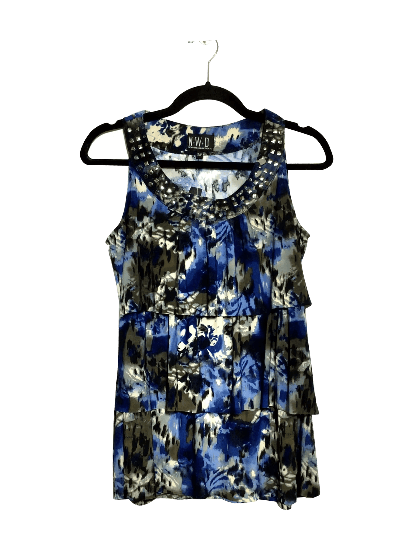 NWD Regular fit Blouse in Blue - S - Velora