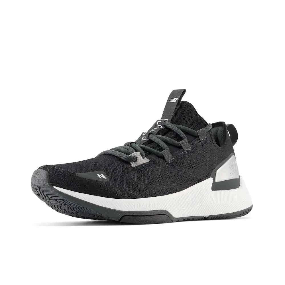 New Balance Mens FuelCell 100 V2 Cross Trainer Black/Blacktop/Silver Metalic 7 Wide - Velora Luxury Fashion