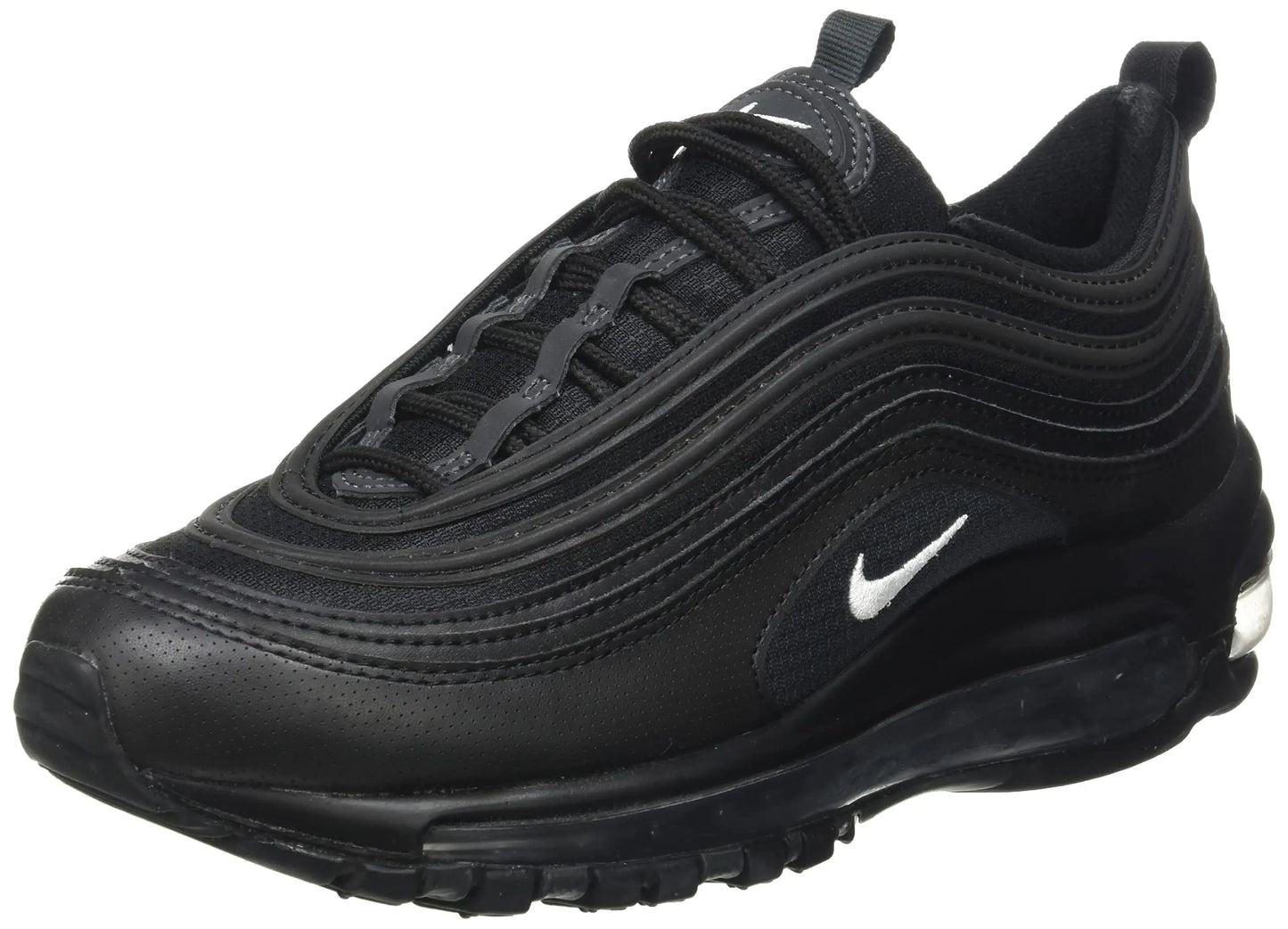 Nike Boys Air Max 97 (Big Kid) Black/White/Anthracite 5.5 Big Kid M - Velora Luxury Fashion