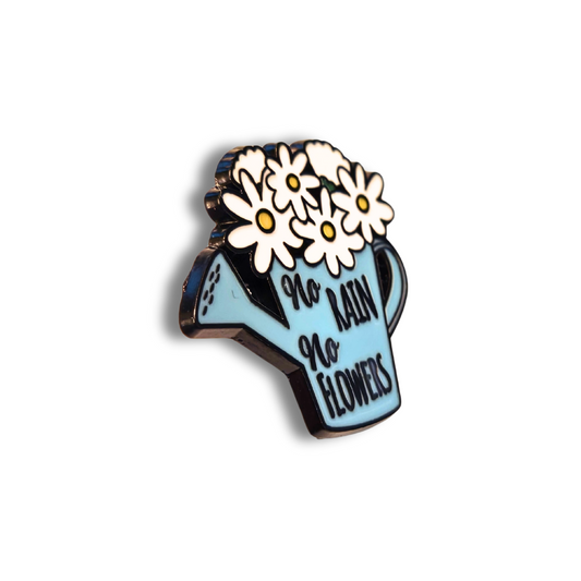 No Rain No Flowers | Collectible Pin - Velora