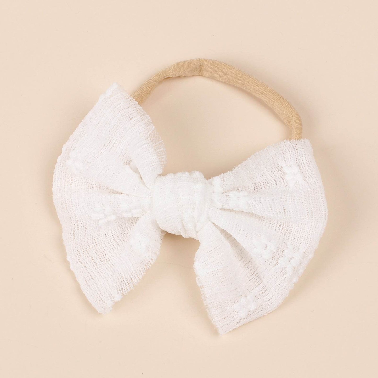 Children's Hair Band Mesh Bow Hairband Nylon Narrow Headband Bow Hair Accessories - Velora