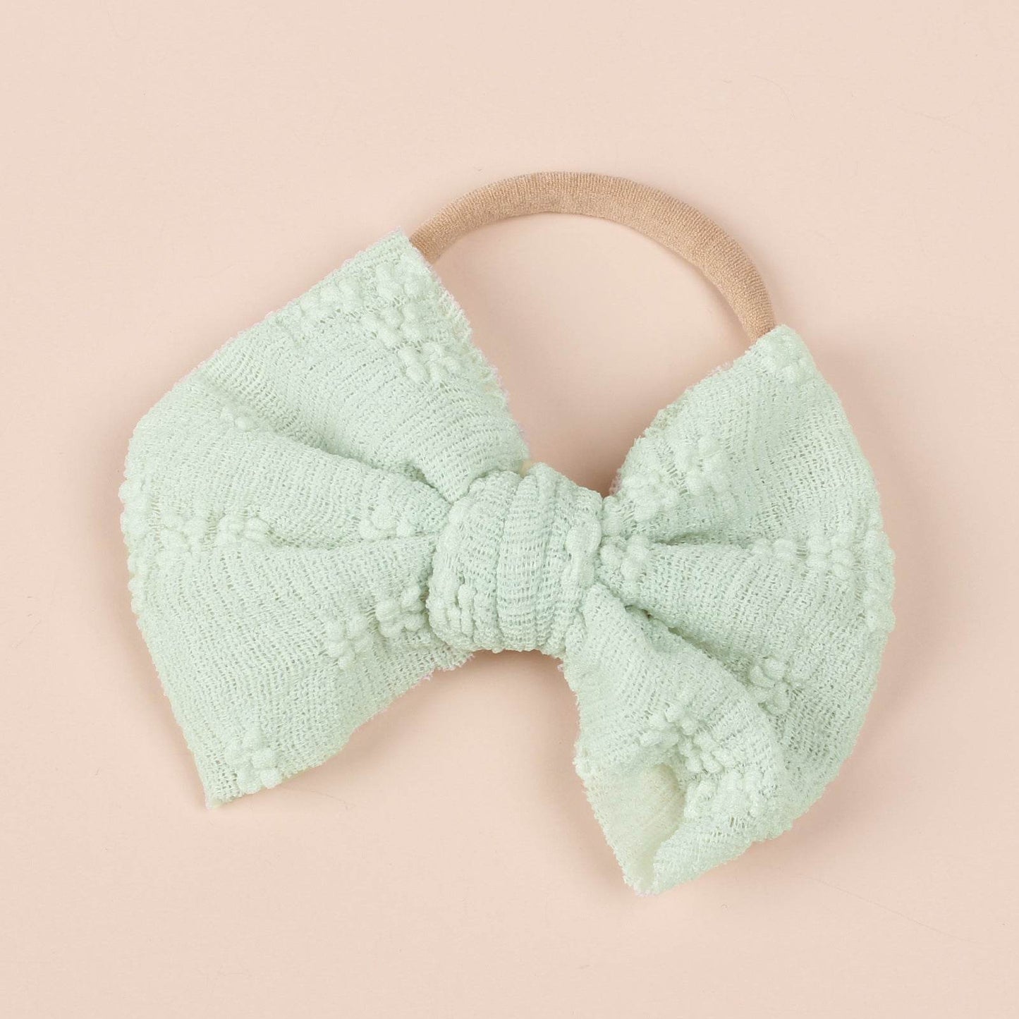 Children's Hair Band Mesh Bow Hairband Nylon Narrow Headband Bow Hair Accessories - Velora