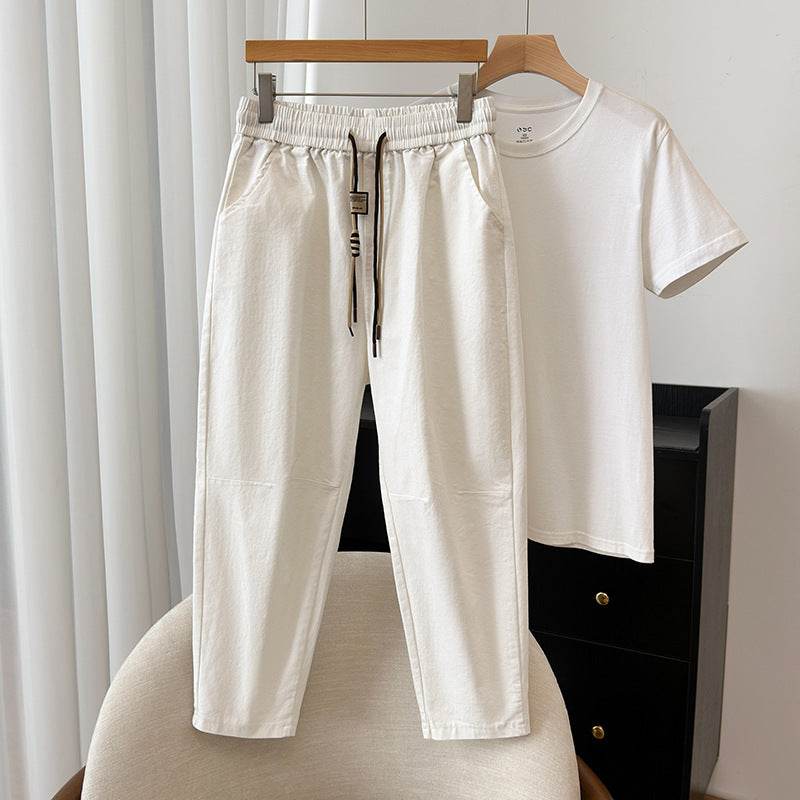 Plus Size Elastic Waist Simple Women - Velora