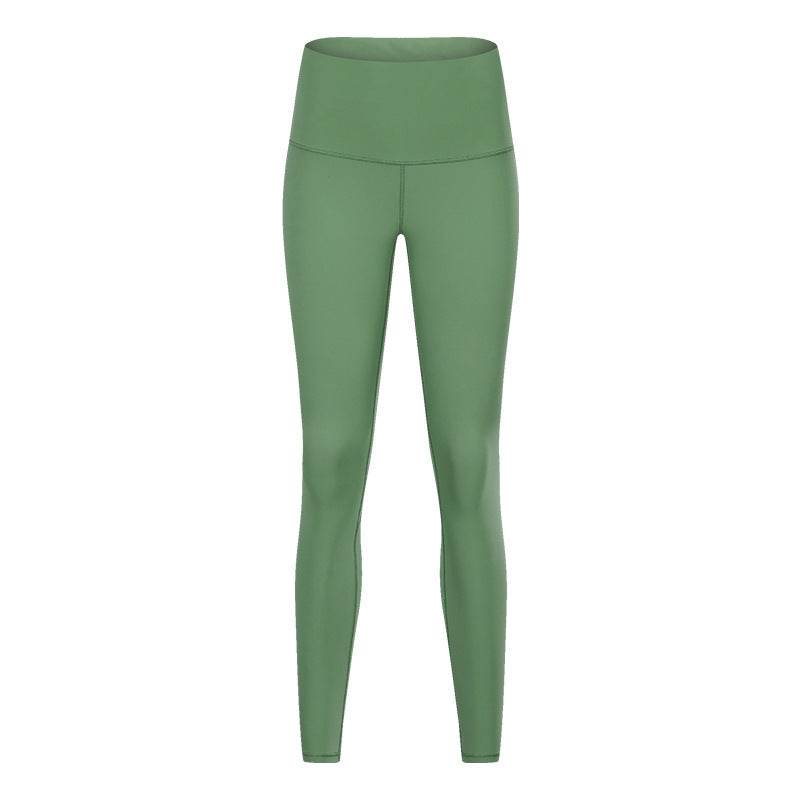 Women's Solid Color High Waist Hip Lift Stretch Yoga Pants - Velora