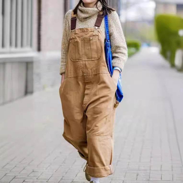 Women's Loose Casual High Waist Work Pants - Velora