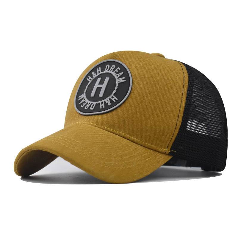 Embroidered Baseball Cap Washed Old Peaked Cap - Velora