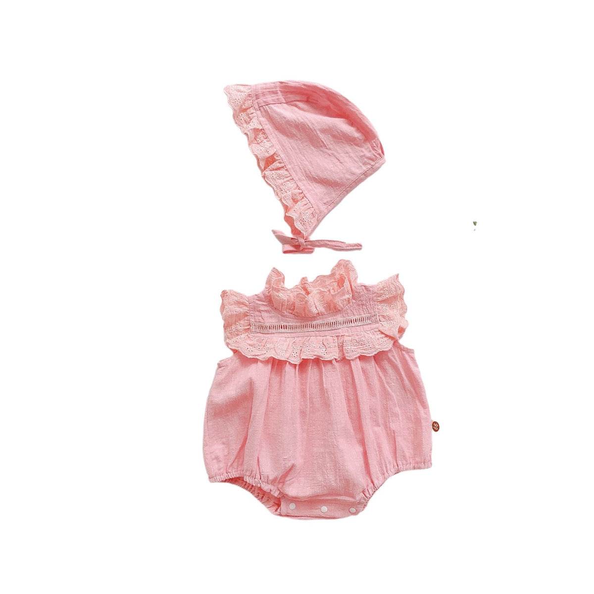 Korean Lace Onesie Jumpsuit Baby Romper - Velora