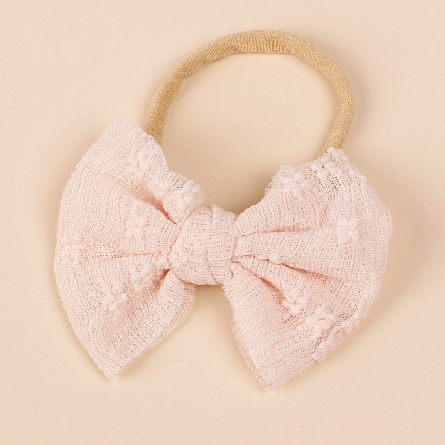 Children's Hair Band Mesh Bow Hairband Nylon Narrow Headband Bow Hair Accessories - Velora