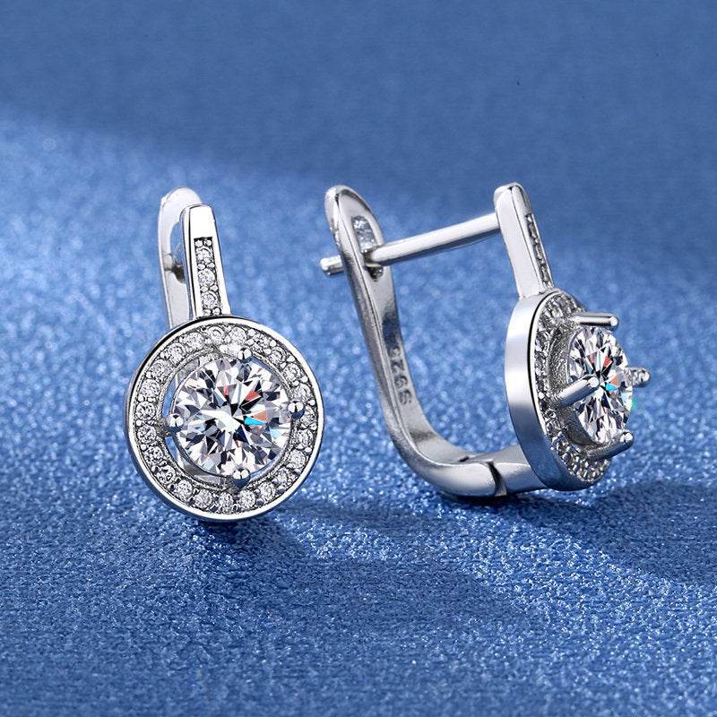 Fashion Design European And American Zircon Earrings For Women - Velora
