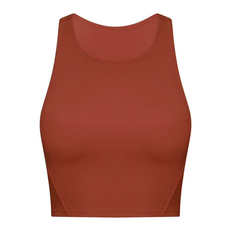 Sports Vest With Chest Pad Women's Shockproof Beauty Back Yoga Clothes - Velora